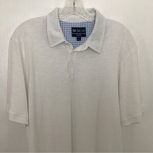 Charleston Threads Polo Shirt White Large